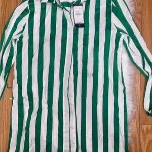 Green and White tommy hilfiger